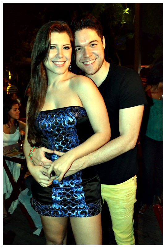 Andressa curte noite com Nasser (Foto: Ricardo Click Night RJ/ divulgação)