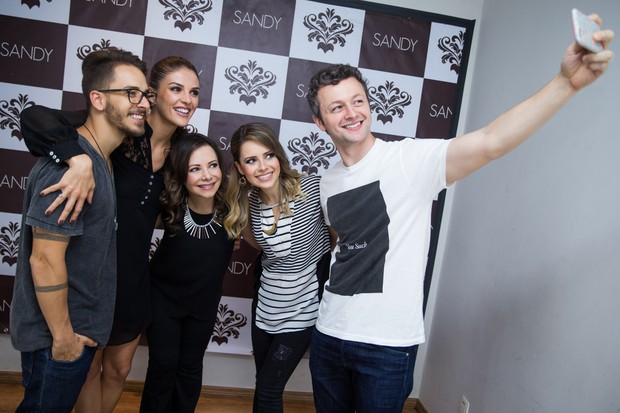 Junior lima, Mônica Benini, Noely, Lucas Lima e Sandy (Foto: Manuela Scarpa/Photo Rio News)