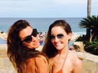 Lea Michele curte férias no México e mostra corpão em praia paradisíaca