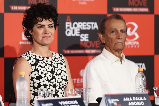 Ana Paula Arósio e Nelson Xavier (Foto: Manuela Scarpa / Foto Rio News)
