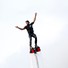 Jesus Luz pratica Fly Board (Foto: Marcos Serra Lima/ EGO)