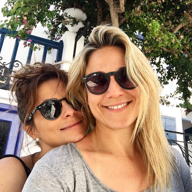 Fernanda Gentil e a namorada, Priscila Montandon (Foto: Instagram/ Reprodução)