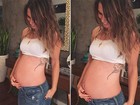 Sarah Oliveira está grávida do segundo filho