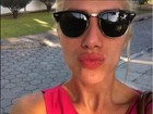 Giovanna Ewbank dá bom dia e manda beijinho: 'Morta com farofa'