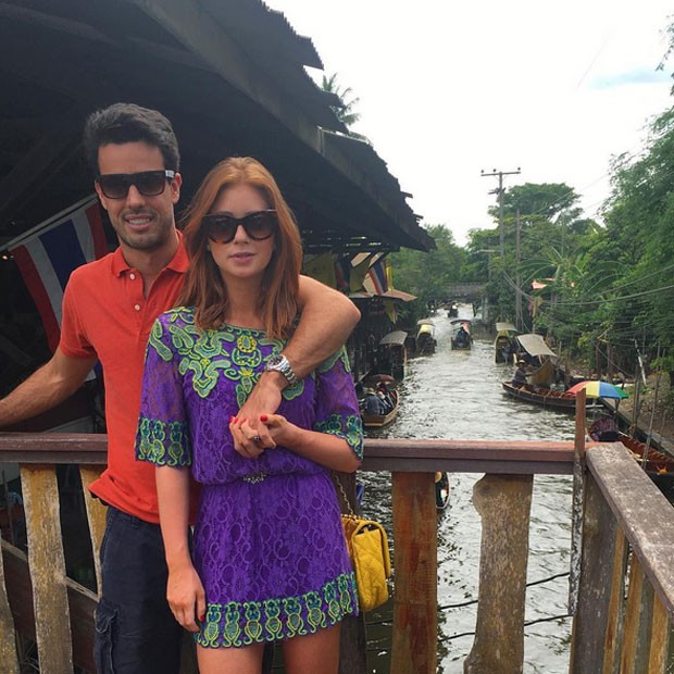 Marina Ruy Barbosa com o namorado, Xandinho Negrão, em Bangkok, na Tailândia (Foto: Instagram/ Reprodução)