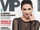Sexy! Cleo Pires usa blusa transparente e suspensório em revista