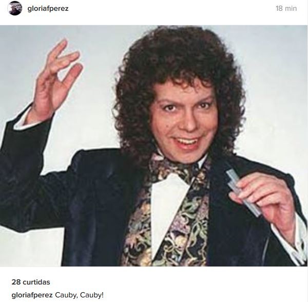 Glória Perez homenageia Cauby Peixoto no Instagram (Foto: Reprodução/Instagram)