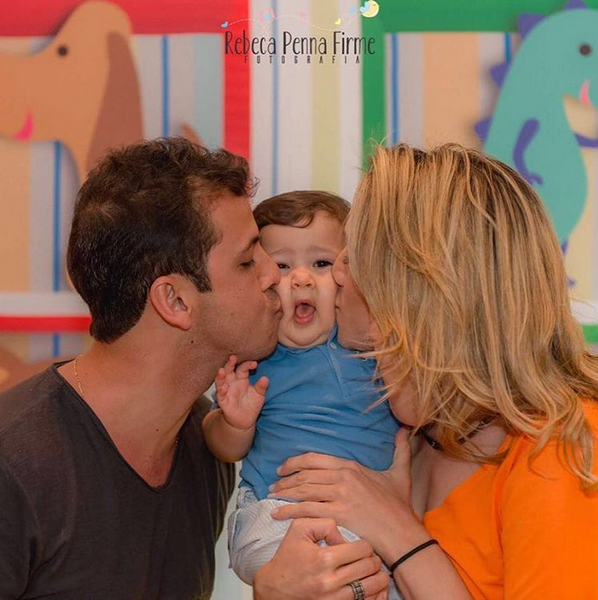 Matheus Braga, Gabriel e Fernanda Gentil (Foto: Rebeca Penna Firme / Reprodução Instagram)