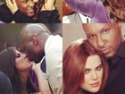Irmã de Kim Kardashian posta foto aos beijos com o marido