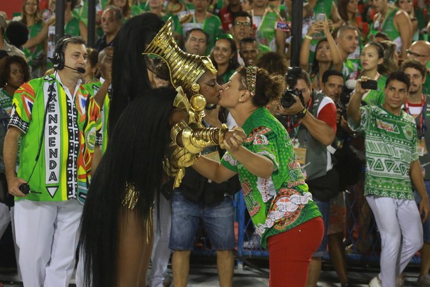 Cris Vianna e David Brazil (Foto: Thiago Mattos/ AgNews)