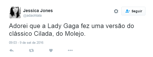 Lady Gaga é comparada ao Molejo (Foto: Reprodução/Twitter)