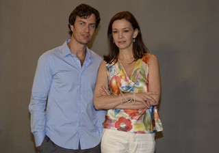 Gabriel Braga Nunes e Julia Lemmertz (Foto: Roberto Teixeira/EGO)