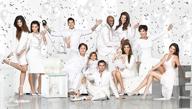 Cartão de Natal da família Kardashian (Foto: Site Oficial/Kim Kardashian)