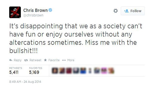 Chris Brown  (Foto: Twitter/Reprodução)