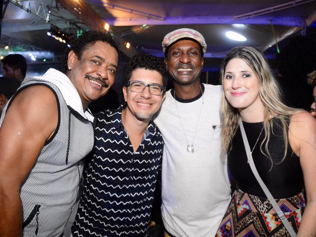 Compadre Washington, Luís Miranda e Dani Calabresa em show em Salvador, na Bahia (Foto: André Carvalho/ Ag. Haack)