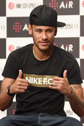 Neymar em evento em Tóquio, no Japão (Foto: Toru Yamanaka/ AFP)