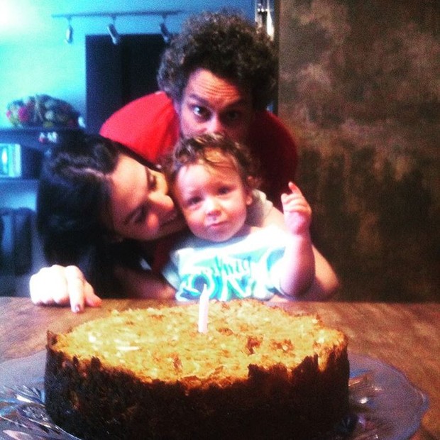 Alexandre Nero com a familia (Foto: Reprodução/Instagram)