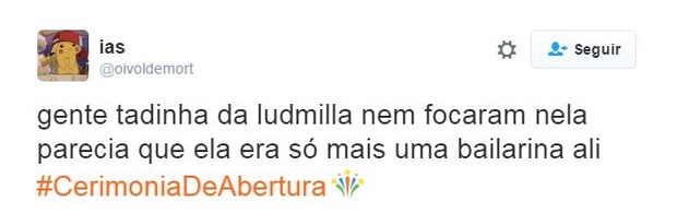 Internautas comentam sobre Ludmilla na Olimpíada (Foto: Twitter / Reprodução)