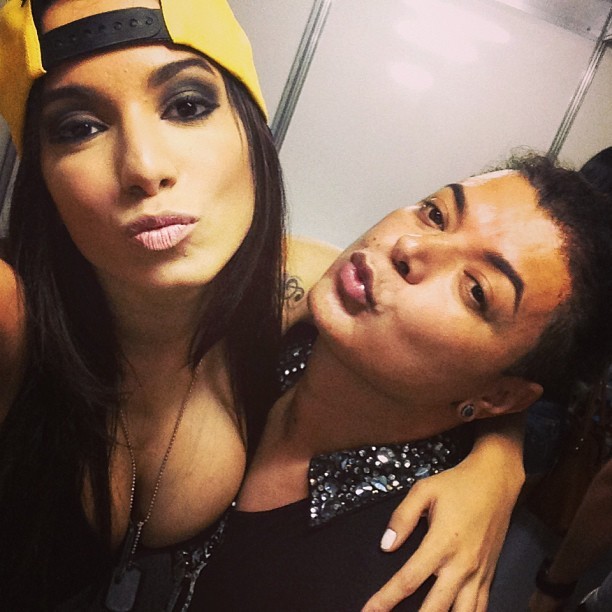Anitta e David Brazil (Foto: Reprodução/Instagram)
