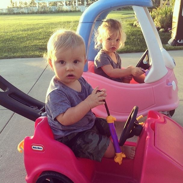 Ace and Maxi, filhos da Jessica Simpson (Foto: Instagram/Reprodução)