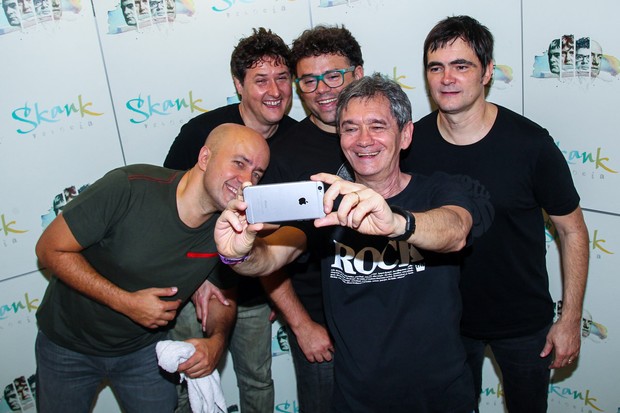 Serginho Groisman e skank (Foto: Manuela Scarpa/Photo Rio News)