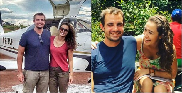 Max Fercondini e Amanda Richter chegam ao final da expedição Brasil afora com quilinhos extras (Foto: Reprodução do Instagram)