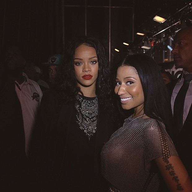 Rihanna e Nicki Minaj (Foto: Instagram/ Reprodução)