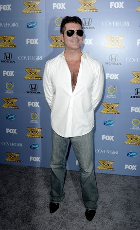 Simon Cowell em evento para promover a terceira temporada do ‘The X Factor’ em Los Angeles, nos Estados Unidos (Foto: Kevin Winter/ Getty Images/ AFP)