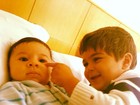 Juliana Paes publica foto dos filhos e deseja feliz Dia das Crianças