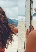 Mariana Goldfarb fala sobre cuidados com o cabelo: 'Óleo de coco na praia'