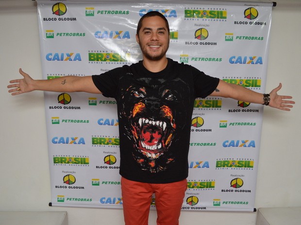 Levi Lima, do Jammil, em show em Salvador, na Bahia (Foto: Felipe Souto Maior/ Divulgação)