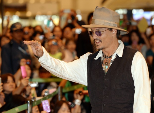 Johnny Depp (Foto: Agência/ AFP)