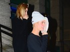 Justin Bieber e Hailey Baldwin jantam juntos em Nova York