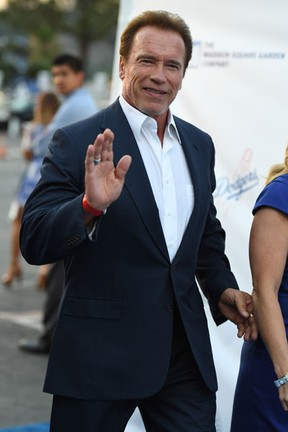 Arnold Schwarzenegger em evento beneficente em Los Angeles, nos Estados Unidos (Foto: Angela Weiss/ Getty Images/ AFP)