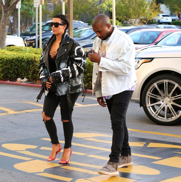 X17 - Kim Kardashian e Kanye West (Foto:  Rol/X17online.com)