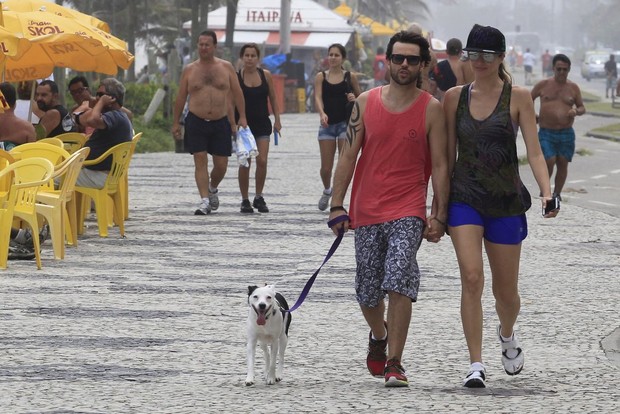 Ellen Jabour na praia (Foto: Rodrigo dos Anjos/AgNews)