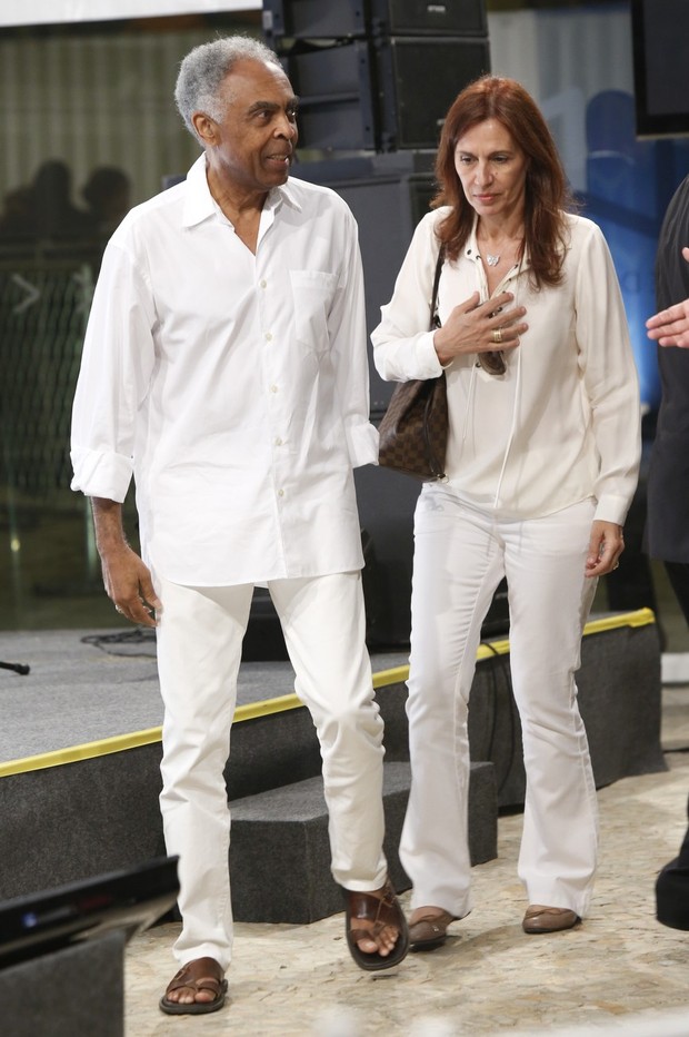 Gilberto Gil e Flora (Foto: Roberto Filho/AgNews)