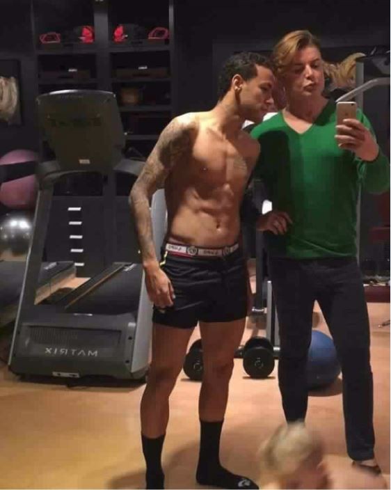 Neymar e David Brazil (Foto: Snapchat / Reprodução)