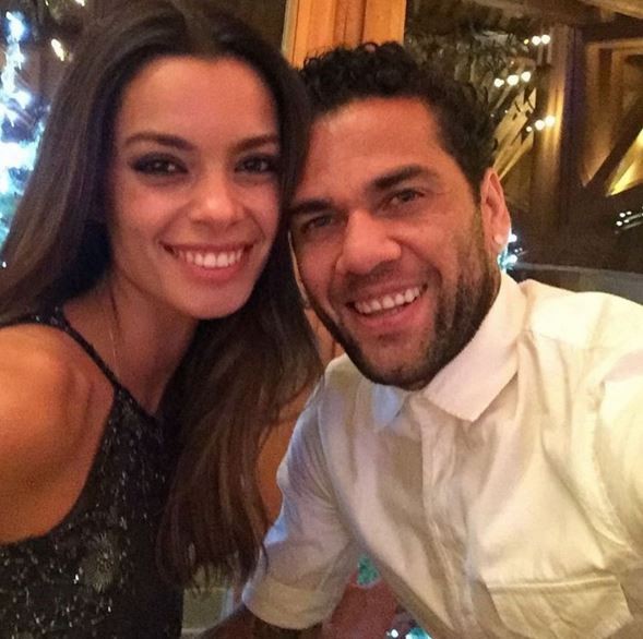 Daniel Alves e Joana Sanz (Foto: Instagram / Reprodução)