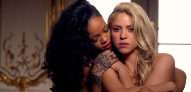 Shakira e Rihanna (Foto: Video/Reprodução)