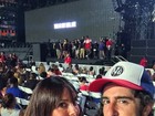 Marcos Mion vai com a mulher a show de Beyoncé e Jay-Z nos EUA