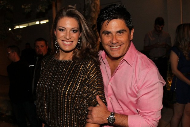 Elaine Mickely e César Filho na festa de Danilo Faro (Foto: Caio Duran e Thiago Duran / AgNews)