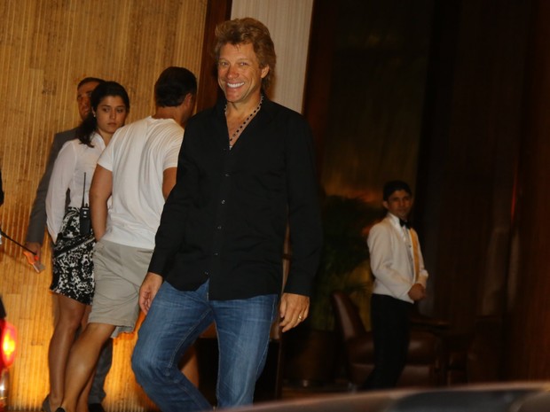 Bon Jovi no Rio (Foto: Marcello Sá Barretto e Thiago Duran/AgNews)