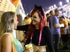 Josie Pessôa, a Du de 'Império', curte carnaval com fantasia de gatinha