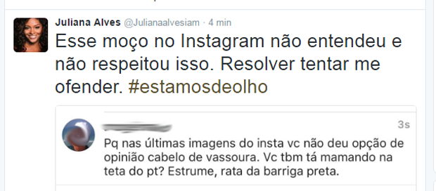Juliana Alves  (Foto: Twitter / Reprodução)