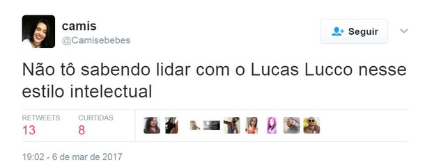 Lucas Lucco entra em Sol Nascente e faz sucesso no Twitter (Foto: Reprodução/Twitter)