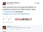 Nicole Bahls critica Carol Dias em rede social e é rebatida: 'Aqui não!'