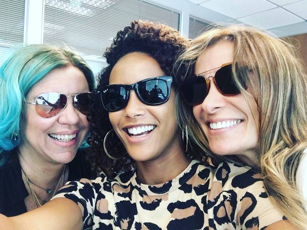 Astrid Fontenelle, Taís Araújo e Mônica Martelli (Foto: Instagram / Reprodução)