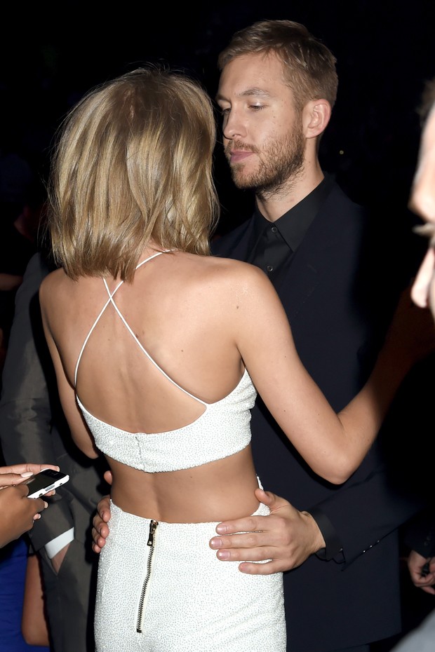 Taylor Swift e Calvin Harris no Billboard Music Awards (Foto: Agência Getty Images)