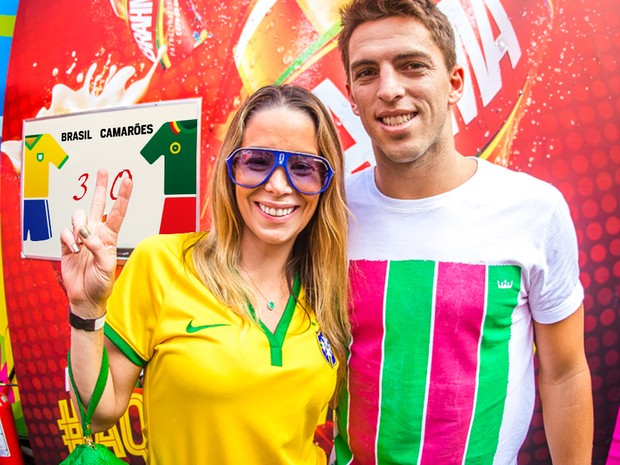 Danielle Winits aposta placar para jogo do Brasil e Camarões (Foto: Felipe Panfili/AgNews)